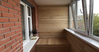 Отделка, остекление, утепление балконов в Евпатории от 209 руб. м/2.